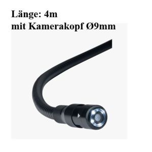 geo-FENNEL P4-9 Schwanenhals-Sonde 4m mit Kamerakopf Ø9mm