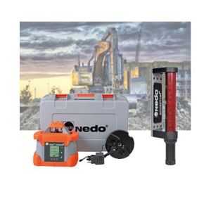 Nedo PRIMUS 2 H2N+ Rotationslaser-Maschinen-Empfänger-Set