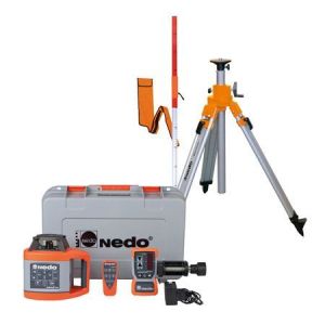 Nedo SIRIUS 1 HV Rotationslaser-Set 2 mit Stativ 2.03m und Flexilatte LK2