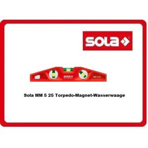 Sola MM 5 25 Torpedo-Magnet-Wasserwaage