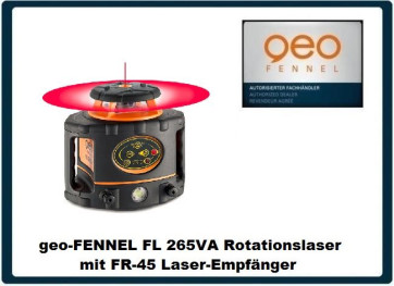 geo-FENNEL FL 265VA Rotationslaser mit FR-45 LK3R 