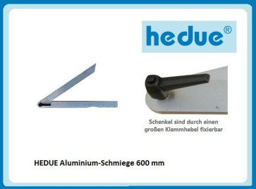 HEDUE Aluminium-Schmiege 600 mm