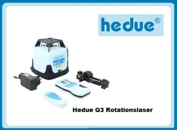 Hedue Q3 Rotationslaser mit E2 Laser-Empfänger