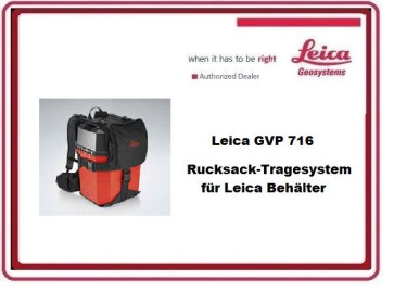 Leica GVP716 Rucksack-Tragesystem für Leica Behälter
