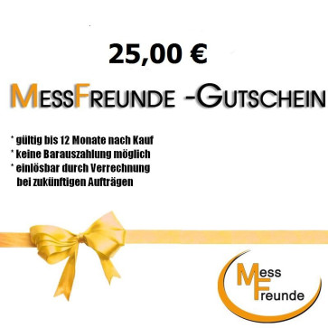 MessFreunde - Gutschein 25,00€
