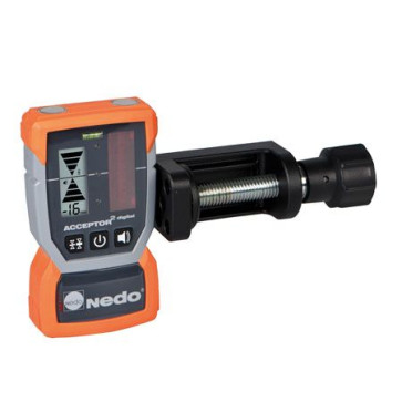 Nedo ACCEPTOR 2 DIGITAL Laser-Empfänger mit HD-Klammer 