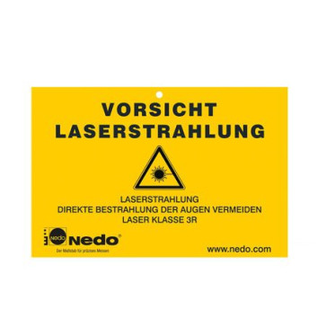 Nedo Warnschild "Laserklasse 3R"