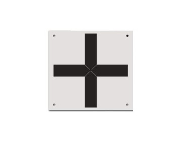 Rothbucher RSL510 Drohnen-Bodenmarke mit Kreuz
