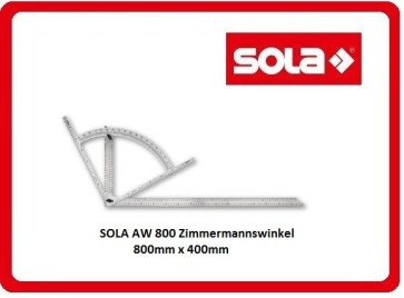 SOLA AW 800 Zimmermannswinkel 800mm x 400mm