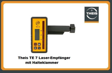 Theis TE 7 Laser-Empfänger mit Halteklammer