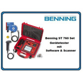Benning ST 760 Set Gerätetester mit Software und Scanner