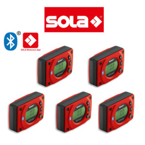 Sola GO! smart Digital-Wasserwaage 5 Stück DISPLAY