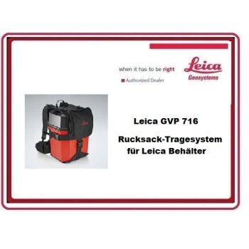 Leica GVP716 Rucksack-Tragesystem für Leica Behälter