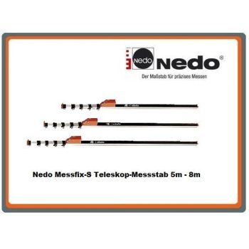 Nedo Messfix-S Teleskop-Messstab 5m - 8m