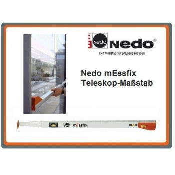 Nedo Messfix Teleskop-Messstab 1m - 5m