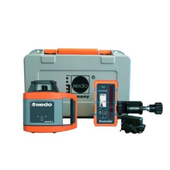 Nedo SIRIUS 1 H Rotationslaser mit ACCEPTOR MAXX LK2