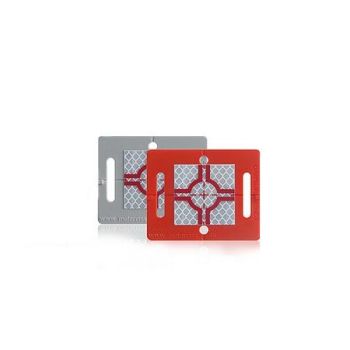 Rothbucher RS61 selbstklebende Vermessungs-Plakette mit Reflexzielmarke 40x40mm