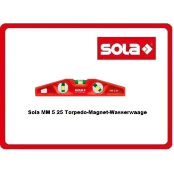 Sola MM 5 25 Torpedo-Magnet-Wasserwaage