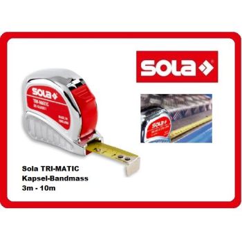 Sola TRI-MATIC Kapsel-Bandmass 3m - 10m