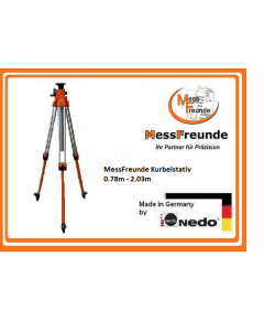 MessFreunde Kurbelstativ 0.78m - 2.03m