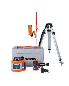 Nedo SIRIUS 1 H Rotationslaser-Set mit Stativ und Flexilatte LK 3R